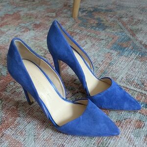Banana Republic Royal Blue Suede Pumps